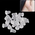 Lots 500pcs with Box Rubber Ear Plugs transparent Earring Back Stopper Studs for Stud Earrings DIY Silicone Plug Back Stoppers. 