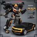 CozyTransformers Ironhide Deformation Toys Hot Rod Lockdown Optimus Prime Bumblebee Transformer Stidio Series Robot Model Toy. 