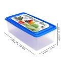 Big Size Plastic Food Storage Box 4000 ml - BP Plastic Food Grade.