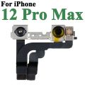 100% New Front Camera For iPhone 11 12 Pro Max X XS XR Front-facing Camera Main Lens Flex Cable Camera For iPhone 7 Plus 8 8Plus. 