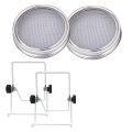 1 Sets of Stainless Steel Can Lids Suitable for Wide Mouth Mason Jar.