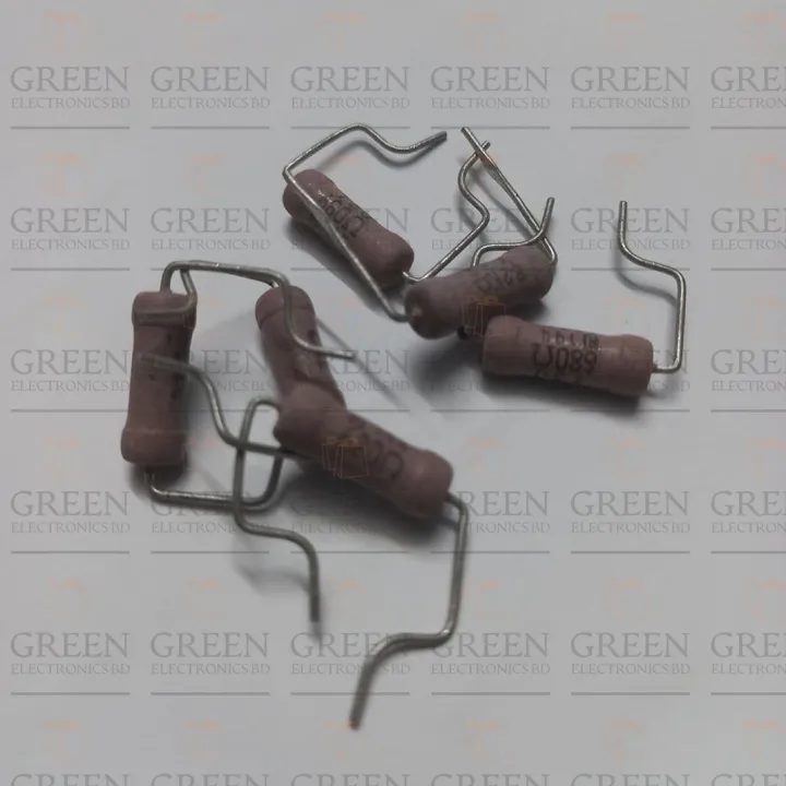 5Pcs%203W%20680%20Ohm%20Resistor%20Metal%20Oxide%20Film%20Resistors%20Flameproof%20Power%203%20Watt%20680%20Ohm%20Metal%20Oxide%20Resistors%205%25%20Tolerance%20Passive%20Components%20-%20Image%205