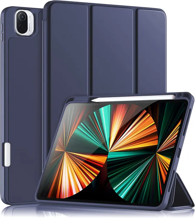 Premium%20Robustrion%20Cover%20for%20Xiaomi%20Mi%20Pad%205%20/%20Xiaomi%20Mi%20Pad%205%20Pro%20Cover,%20Trifold%20Flip%20Case%20Cover%20with%20Pencil%20Holder%20for%20Xiaomi%20Mi%20Pad%205%2011%20inch,%20Support%20Auto%20Sleep%20Wake%20-%20Black/Blue/Green%20-%20Image%203