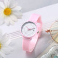 Korean Style Simple Jelly Silicone Student Exam Temperament Life Waterproof Small Fresh Men and Women Calendar Luminous Couple's Watch. 