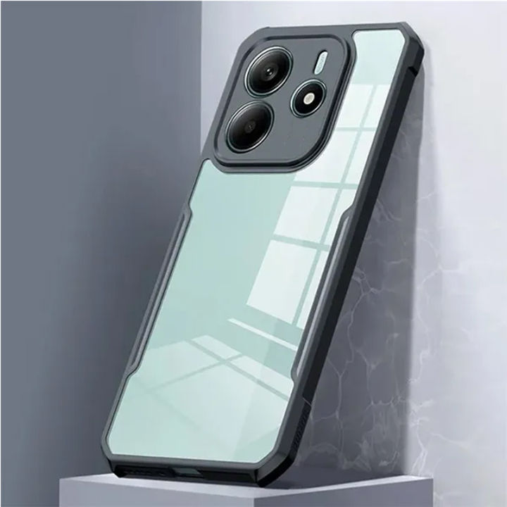 Xiaomi Redmi Note 14 4G Xundd Protective Airbag Bumper Transparent Back Side Clear Phone Case For Redmi Note 14 Back Cover