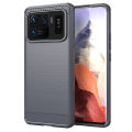 lthmy for Xiaomi 11 Ultra Case Carbon Fiber TPU Soft Silicone Back Cover Armor Phone Case Casing.