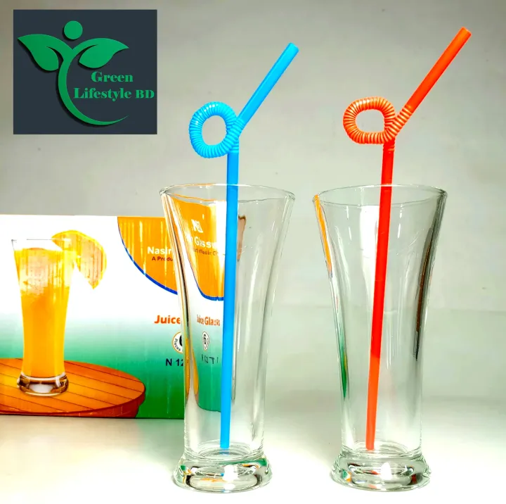 Premium%20Water%20and%20Juice%20Glasses%20Set%20of%206/2%20Transparent%20300ml%20Drinking%20Water%20Glass,%20Pilsner%20Stylish%20and%20Crystal%20Highball%20Glasses%20for%20Water,%20Juice,%20Milk,%20Lassi,%20and%20Cocktails%20-%20Image%204
