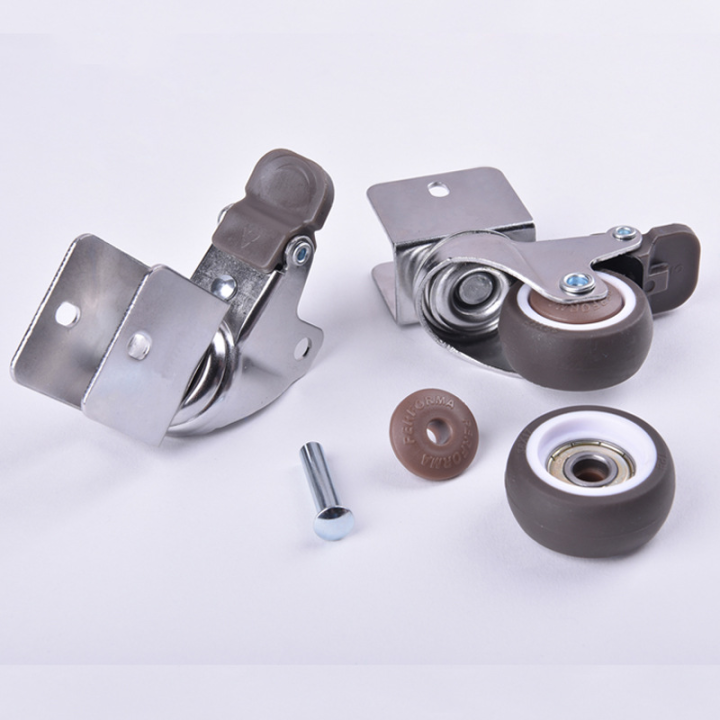 Rotary%20Caster%20Wheels%204pcs%20Locking%20Carrier%20Wheel%20Swivel%20360%C2%B0degree%20Furniture%20Children's%20Bed%20Moving%20Noiseless%20Castor%20With%20Brake%20-%20Image%204