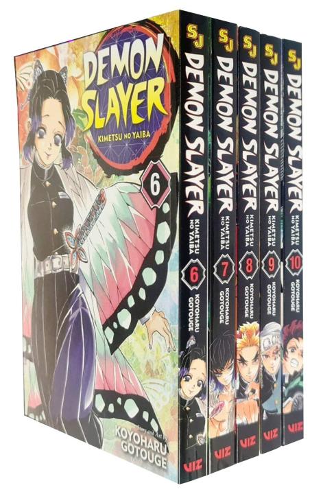 Demon%20Slayer:%20Kimetsu%20no%20Yaiba:%20Volume%206-13%20Paperback%20%E2%80%93%2019%20Mar.%202020%20(8%20books%20set%20)%20-%20Image%202