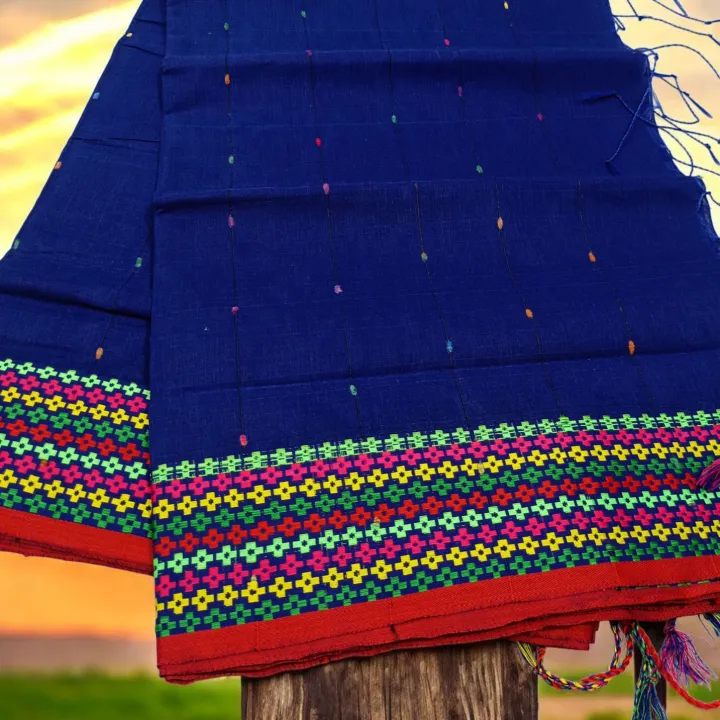 Fashionable%20Tangail%20Halfsilk%20Nokshi%20Par%20Saree%20-%20Image%202