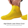Shoes Cover Rain Shoes Cover Wear-resistant Non-slip Waterproof Shoes Cover for Adult Children Latex Shoe Cover.