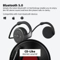 A6 Small Bluetooth Headphones Wrap Around Head Comfortable Wireless Headphones Foldable Bluetooth Headsets with Microphone Purse.