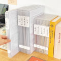 A4 Transparent Storage Box Clear Plastic Document Paper Filling Case File Box Fayshow. 