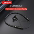 Lenovo XE66 Pro Wireless Headiss Bluetooth Eariss Sports Headset Magnetic Neckband 4 Speakers Handfree Earbuds with Mic. 