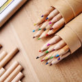 12 Pcs/lot 12 Colors Colored Pencils New Cute Wooden Writing Painting Pencils For Kids Gift School Supplies Stationery. 