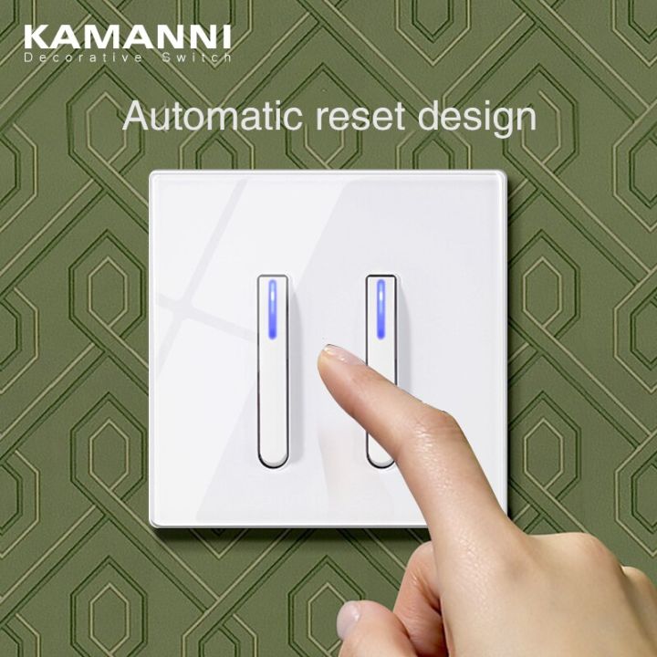 KAMANNI%20Luxury%20Light%20Switch%20LED%20Indicator%20Crystal%20Tempered%20Glass%20Piano%20Key%20Model%20design%20White%20Push%20Botton%20Wall%20Switches%20220V%20New%20-%20Image%207