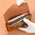Women’s Soft Leather Long Thin Clutch Wallet & Phone Bag – Large Capacity Fashionable Wallet for Cards, Cash & Smartphone.