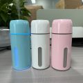 260ML Mini Humidifier USB Ultrasonic Air Humidifier LED Lamp Essential Oil Diffuser Car Purifier Aroma Anion Mist Maker Portable.