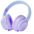 Baoer Wireless Headphones HiFi Stereo Over Ear Headphones Colorful Lighting Headset For Travel Office Cell Phone PC. 