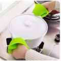 2ps Silicone Gloves Pinch Non Slip Oven Mitt Heat Resistant Pot Holder Hot Baking. 