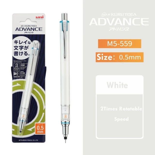%E3%80%90Free-delivery%E3%80%91%20-559%20stationery%20KURA%20T%20Japan%20UNI%20OGA%20mechanical%20pencil%200.5mm%20auto-rotation%20drawing%20pencil%20M5%20cute%20school%20supplies%20-%20Image%204