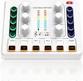 M8 Live Sound Card, Mini Audio Mixer Board for PC Computer Phone, Voice Changer Sound Card. 