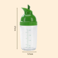 Easy Grips Salad Dressing Shaker Dispenser Leakproof Container Bottle Universal Sauces Mixer with Scales Kitchen GadgetA 5.5x17cm.