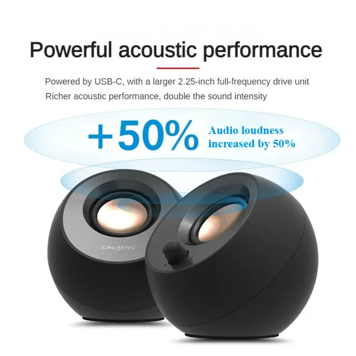 Creative%20Pebble%20Series%20Speaker%20Pebble/Plus/V3%20Speaker%20Wired/Wireless%20Multimedia%20Speaker%20Mini%20PC%20Laptop%20Desktop%20Loudspeaker%20Gift%20-%20Image%203