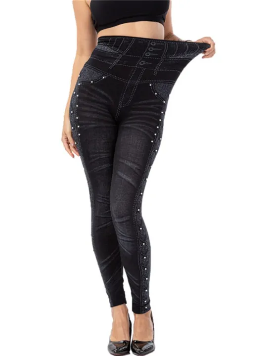 VISNXGI%20High%20Waist%20Leggings%20Women%20Gym%20Pants%20Hollow%20Out%20Workout%20Push%20Up%20Elastic%20Faux%20Denim%20Jeggings%20Fitness%20Side%20Lace%20Patchwork%20-%20Image%207