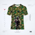 The Bull BD Premium Round Neck Tshirt PUBG Print. 