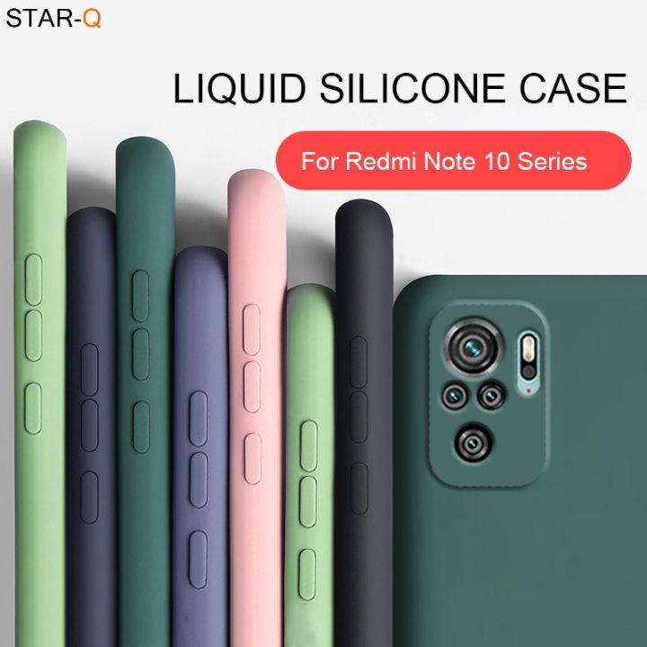 New Liquid Silicone Phone Case For Xiaomi Redmi Note 10 pro