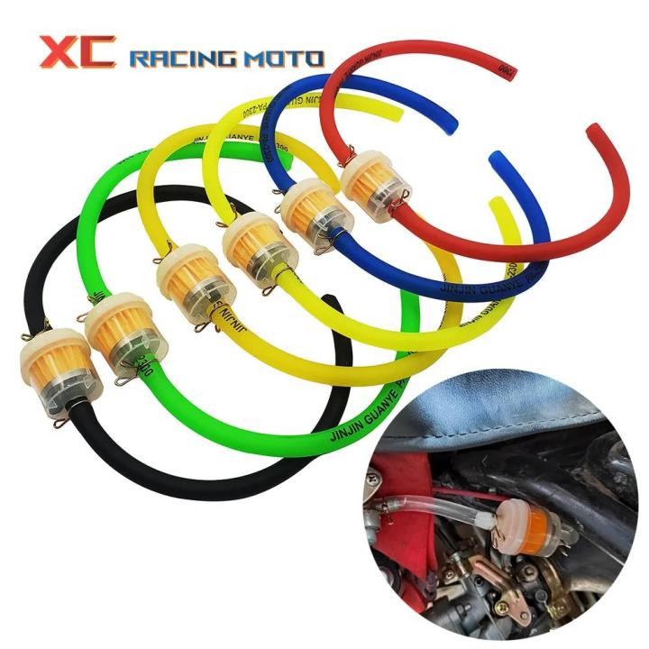 6mm Motorcycle Plastic Fuel Filter Dirt Bike Hose Line Petrol Pipe Fuel Gas Oil Tube For ATV Honda Yamaha Kawasaki KTM Universal