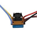 【Fast and Reliable Shipping】 480A Brushed ESC Single Motor with Cooling Fan Waterproof 2-4S 3 Modes 5V/3A BEC for RC Cars.