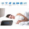 WiFi Camera 1080p Motion Detection Digital Clock Portable Rechargeable Night Vision 64GB. 