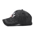 New Unisex Washed Cotton Cap Letter Embroidery Vintage Baseball Cap Men Women Adjustable Casual Outdoor Streetwear Sports Hat. 