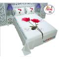 Home tex King Size Cotton Bed Sheet. 