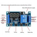 6-30V Relay Module Switch Trigger Time Delay Circuit Timer Cycle Adjustable Trigger OFF / ON Switch Timing Cycle for Arduino.