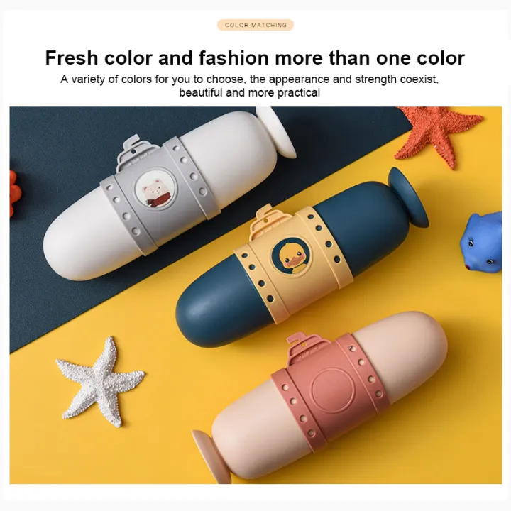 Portable%20Toothbrush%20Toothpaste%20Holder%20Storage%20Case%20Cute%20Cartoon%20Travel%20Gargle%20Cup%20Set%20Household%20Storage%20Cup%20Bathroom%20Accessories%20-%20Image%204