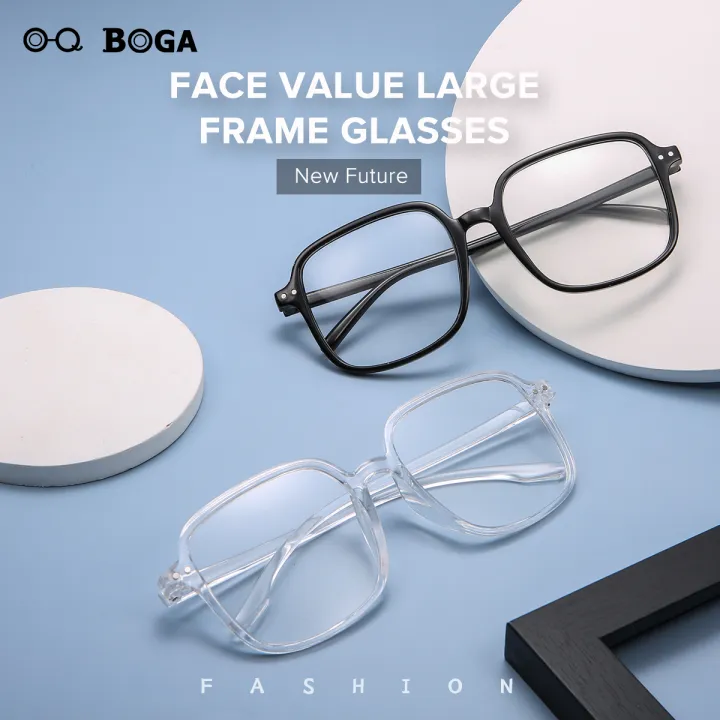 OQ%20BOGA%202%20Colors%20Women%20Outdoor%20Fashion%20Decorate%20Square%20Frame%20Glasses%20Female%20Eye%20Protection%20Plastic%20Full%20Rim%20Eyewear%20-%20Image%202