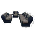 Saddam Malaysian Process Wood 6 Seater Sofa3+2=1. 