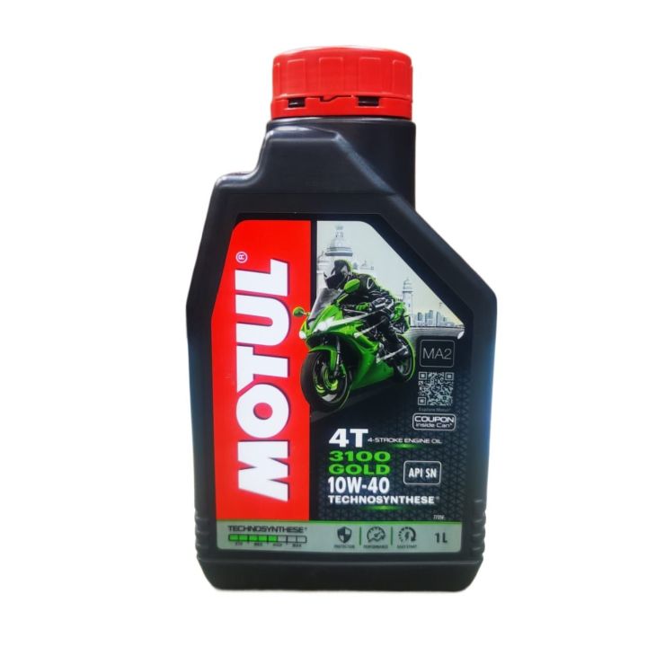 MOTUL 3100 4T Gold Technosynthese Engine Oil 10W 40  (1 Liter)