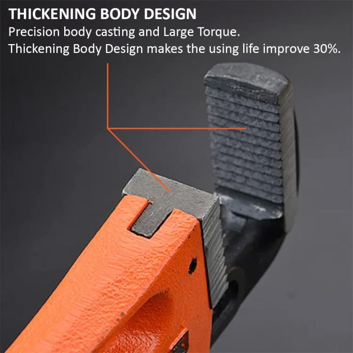 Harden%2018"%20Pipe%20Wrench%20Professional%20Heavy%20Duty%20Chrome%20Vanadium%20-%20Large%20Torque,%20Easy%20to%20Adjust,%20Strong%20Clamping,%20Thick%20Body%20600814%20-%20Image%206