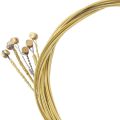 12 Pcs Steel Strings Replacement for Acoustic Guitar New Silver+Brass.