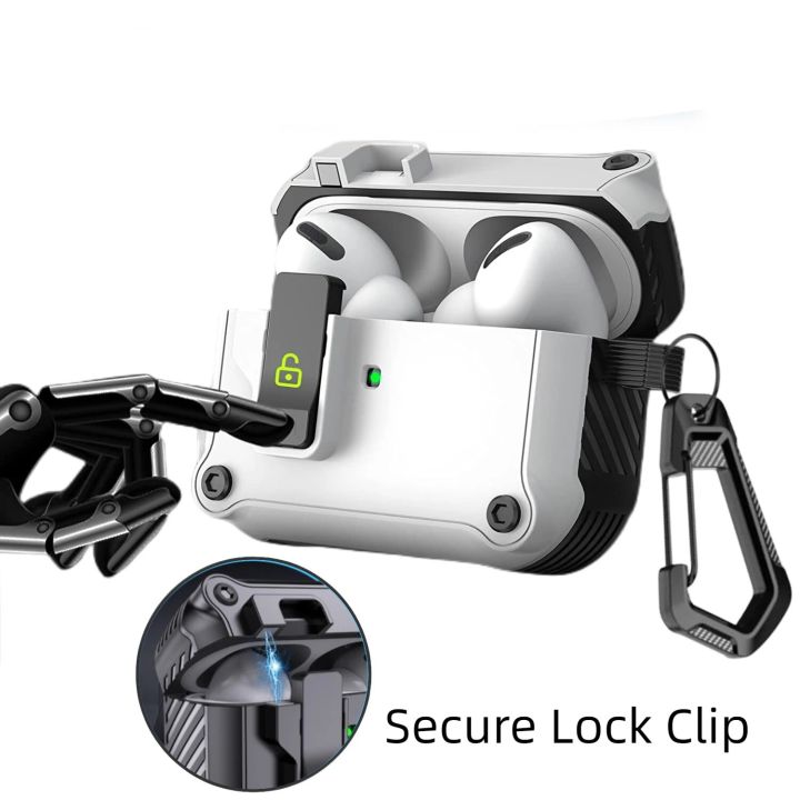 Security Lock Cover for AirPods Pro 2 3 1 Case for AirPods Pro2 Pro 2nd Gen Case Shockproof Cover Air Pods Pro airpods3 2023 New Outlier Aeuinv