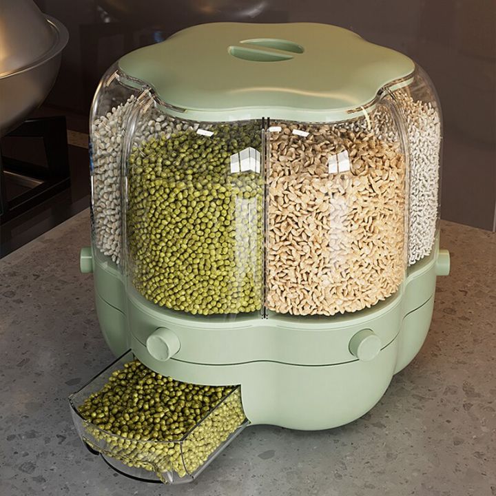 6-Grid%20Rotating%20Grid%20Grain%20Rice%20Dispenser%20Sealed%20Cereal%20Separate%20Bucket%20Dry%20Food%20Container%20Round%20Rice%20Storage%20Tank%20Storage%20Box%20-%20Image%204