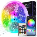 High quality 4 Meter/13.12 feet LED Light Strip RGB 5050 Color Changing LED Light Flexible Light Strip with 24keys Remote/Bluetooth App Control/3keys USB Cable for Home Decor,Room Decor,Party Decoration TV Lighting Bedroom lighting Wall Lighting. 