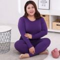 Lingerie For Women Thermal Underwear Suit Women Clothing Autumn Long Johns Solid Warm Winter Girls Underwear Plus Size M-5XL. 