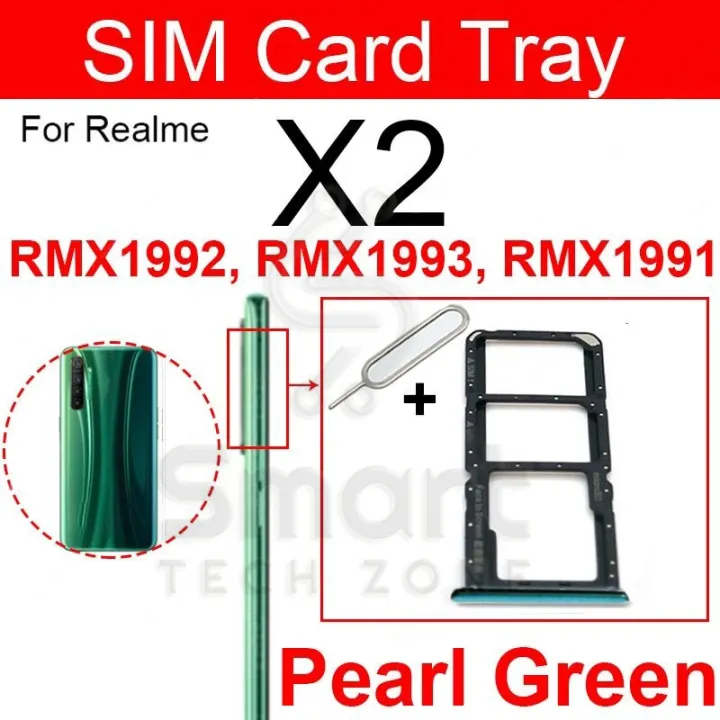 Realme%20X2%20RMX1992%20RMX1993%20RMX1991%20Sim%20Tray%20Micro%20SD%20Card%20Slot%20with%20Sim%20Ejector%20Pin%20Replacement%20Part%20-%20Image%203