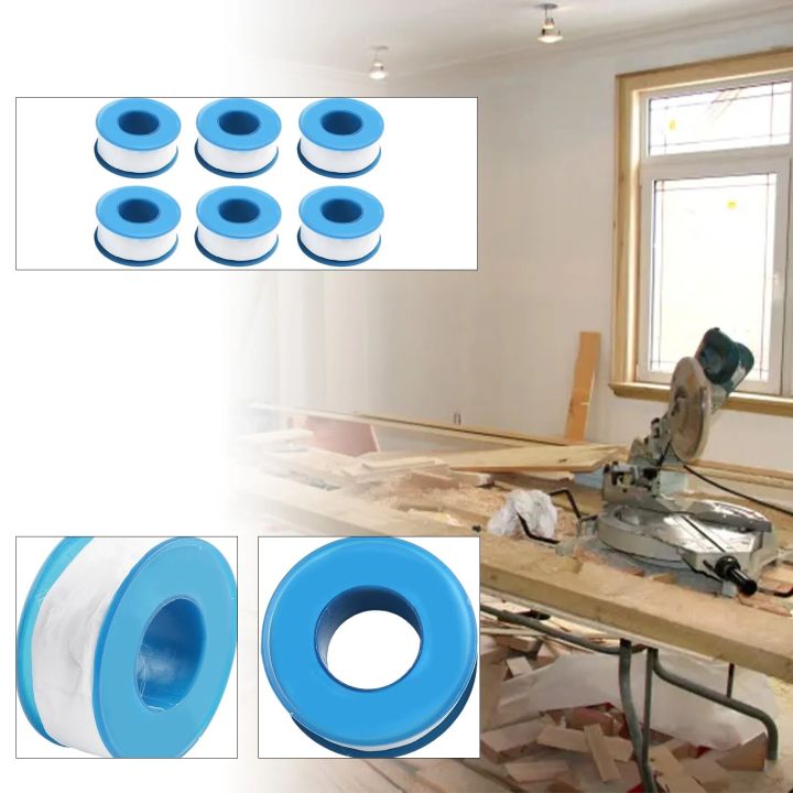 6Pcs%2020m%20X%2016mm%20PTFE%20White%20Threaded%20Sealing%20Tape%20Adhesive%20Plumbers%20Sealing%20Tape%20Fitting%20Thread%20Seal%20Tape%20-%20Image%206