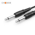 CHOSEAL 6.5mm to 6.5mm Audio Cable 1/4 Inch Connector Male to Male TRS jack For Stereo Guitar Mixer Amplifier Speaker Cable. 